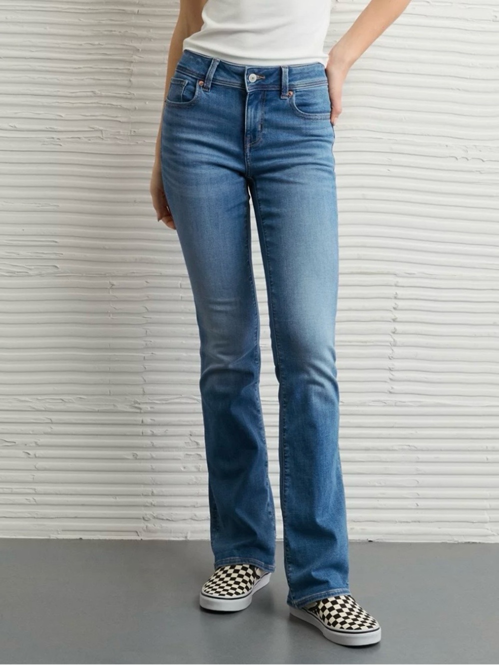 American Eagle Low-Rise Kick Boot Jeans